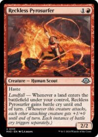 Reckless Pyrosurfer (Foil) - #133 - Uncommon - Inglés