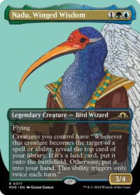 Nadu, Winged Wisdom (Borderless) (Foil) - #377 - Rare - Inglés
