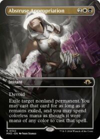 Abstruse Appropriation (Borderless) (Foil) - #342 - Rare - Inglés
