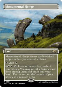 Monumental Henge (Borderless) (Foil) - #354 - Rare - Inglés