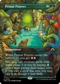 Primal Prayers (Borderless) - #339 - Rare - Inglés