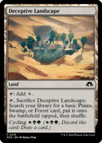 Deceptive Landscape (Foil) - #219 - Common - Inglés