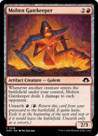 Molten Gatekeeper (Foil) - #128 - Common - Inglés