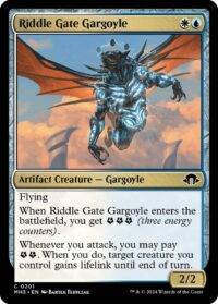 Riddle Gate Gargoyle (Foil) - #201 - Common - Inglés