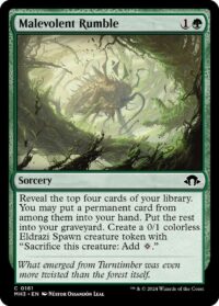 Malevolent Rumble (Foil) - #161 - Common - Inglés