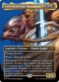 Arna Kennerud, Skycaptain (Borderless) (Foil) - #371 - Mythic - Inglés