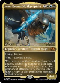 Arna Kennerud, Skycaptain (Foil Etched) - #485 - Mythic - Inglés