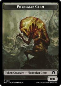 Phyrexian Germ // Emblem - Tamiyo, Seasoned Scholar Double-Sided Token - #16 // 35 - Token - Inglés