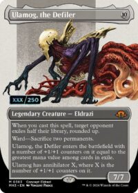 Ulamog, the Defiler (Borderless) (Serial Numbered) - #383 - Mythic - Inglés