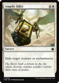 Angelic Edict (Foil) - #490 - Common - Inglés