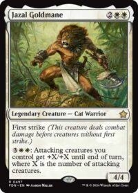 Jazal Goldmane (Foil) - #497 - Rare - Inglés