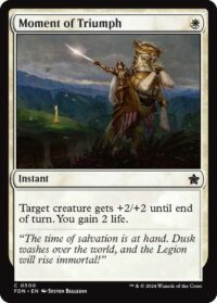 Moment of Triumph (Foil) - #500 - Common - Inglés