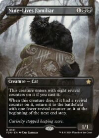 Nine-Lives Familiar (Borderless) (Foil) - #321 - Rare - Inglés