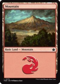 Mountain (Foil) - #279 - Land - Inglés