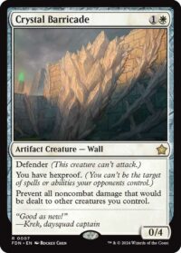 Crystal Barricade (Foil) - #7 - Rare - Inglés