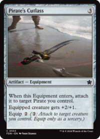 Pirate's Cutlass (Foil) - #563 - Common - Inglés