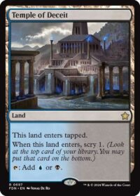 Temple of Deceit (Foil) - #697 - Rare - Inglés