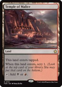 Temple of Malice (Foil) - #701 - Rare - Inglés