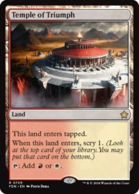 Temple of Triumph (Foil) - #705 - Rare - Inglés