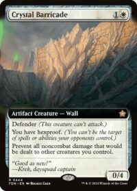 Crystal Barricade (Extended Art) - #444 - Rare - Inglés