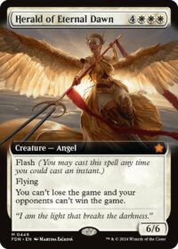 Herald of Eternal Dawn (Extended Art) (Foil) - #446 - Mythic - Inglés