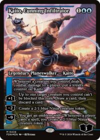 Kaito, Cunning Infiltrator (Showcase) (Foil) - #424 - Mythic - Inglés
