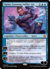 Kaito, Cunning Infiltrator (Foil) - #44 - Mythic - Inglés