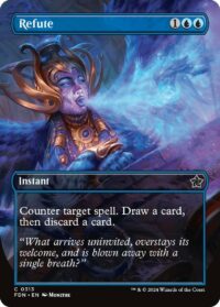 Refute (Borderless) (Foil) - #313 - Common - Inglés