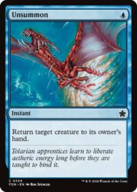 Unsummon (Foil) - #599 - Common - Inglés