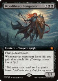 Bloodthirsty Conqueror (Extended Art) - #460 - Mythic - Inglés
