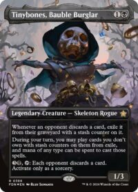 Tinybones, Bauble Burglar (Borderless) (Mana Foil) - #388 - Rare - Inglés
