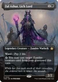 Zul Ashur, Lich Lord (Borderless) (Foil) - #326 - Rare - Inglés