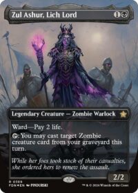 Zul Ashur, Lich Lord (Borderless) (Mana Foil) - #389 - Rare - Inglés