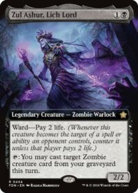 Zul Ashur, Lich Lord (Extended Art) (Foil) - #464 - Rare - Inglés