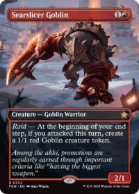 Searslicer Goblin (Borderless) (Foil) - #332 - Rare - Inglés