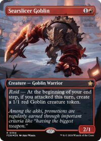 Searslicer Goblin (Borderless) (Mana Foil) - #394 - Rare - Inglés