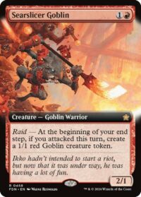 Searslicer Goblin (Extended Art) (Foil) - #468 - Rare - Inglés