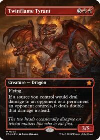 Twinflame Tyrant (Borderless) (Mana Foil) - #395 - Mythic - Inglés
