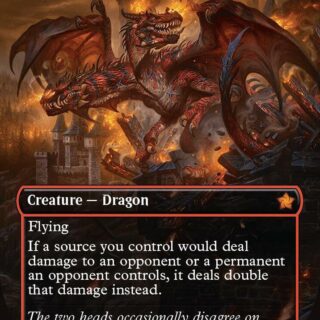 Twinflame Tyrant (Borderless) (Mana Foil) - #395 - Mythic - Inglés