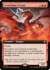 Twinflame Tyrant (Extended Art) (Foil) - #469 - Mythic - Inglés