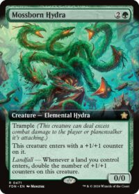 Mossborn Hydra (Extended Art) (Foil) - #471 - Rare - Inglés