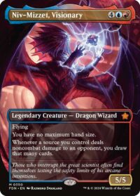 Niv-Mizzet, Visionary (Borderless) (Foil) - #350 - Mythic - Inglés