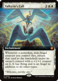 Valkyrie's Call (Extended Art) - #449 - Mythic - Inglés