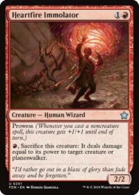 Heartfire Immolator - #201 - Uncommon - Inglés