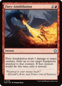 Fiery Annihilation (Foil) - #86 - Uncommon - Inglés