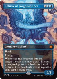 Sphinx of Forgotten Lore (Borderless) - #314 - Mythic - Inglés