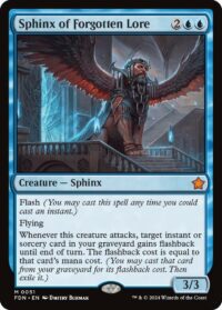 Sphinx of Forgotten Lore (Foil) - #51 - Mythic - Inglés