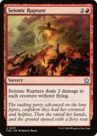 Seismic Rupture (Foil) - #205 - Uncommon - Inglés