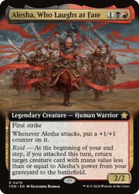 Alesha, Who Laughs at Fate (Extended Art) (Foil) - #476 - Rare - Inglés