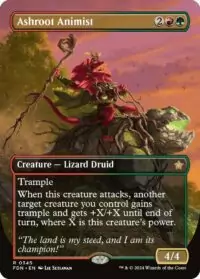 Ashroot Animist (Borderless) (Foil) - #345 - Rare - Inglés